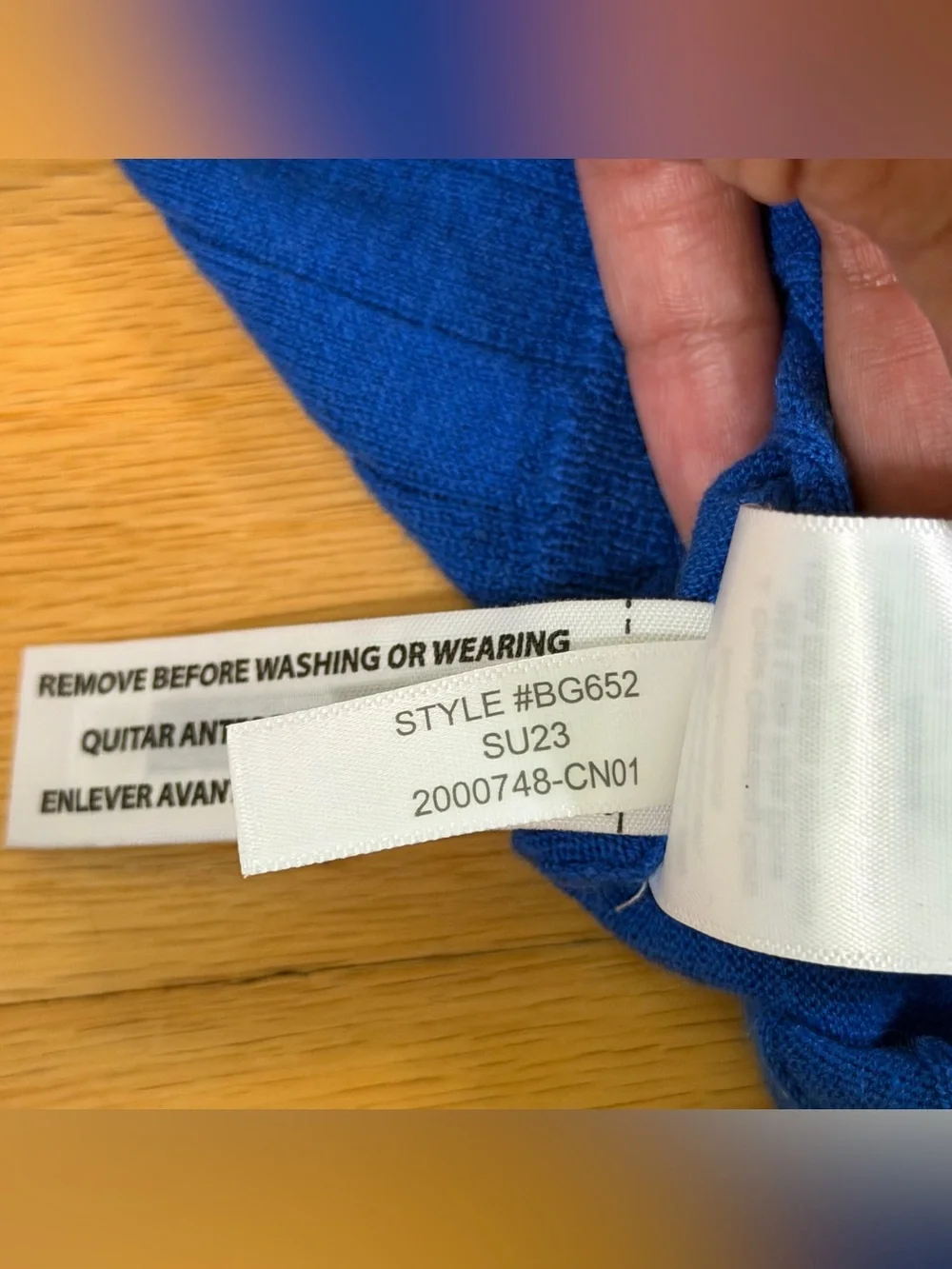 J.Crew Silk-Blend Cropped T-shirt Blue XS Cashmere Lightweight Quiet Luxury Mod